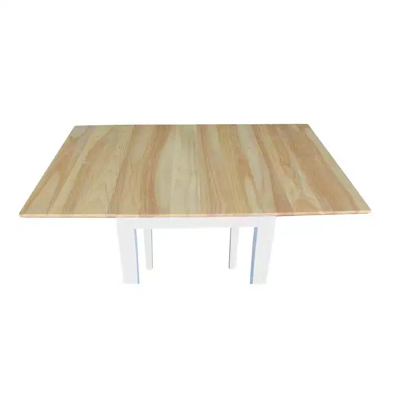Espressobrauner Esstisch mit Klappplatten, für 4 Personen