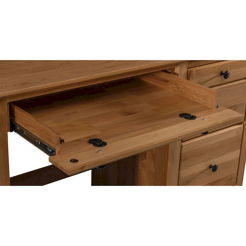 Arch+Haven bureau van massief hout met 4 laden