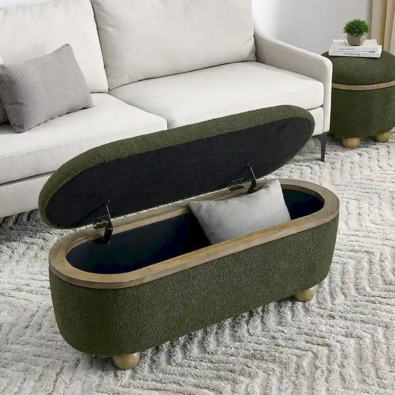 Panca contenitore imbottita con seduta, da fondo letto, grande panca contenitore per coperte
