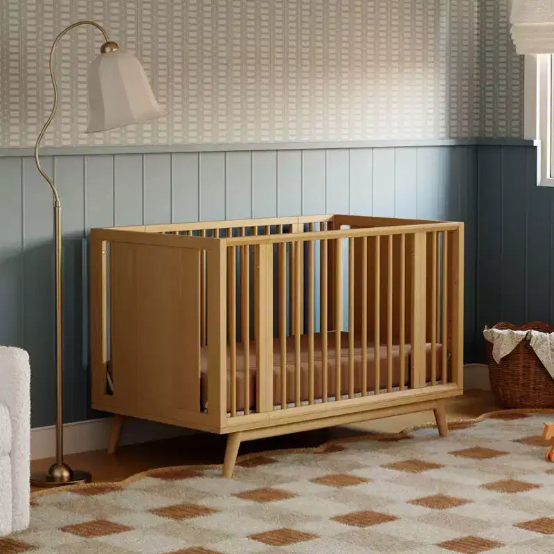 Lettino trasformabile Babyletto Palma 8-in-1 per tutte le fasi, con kit per culla e letto per bambini