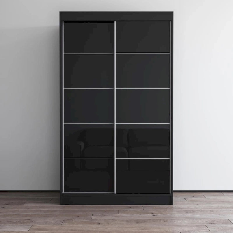 Armadio moderno Aria a 2 ante con finitura lucida
