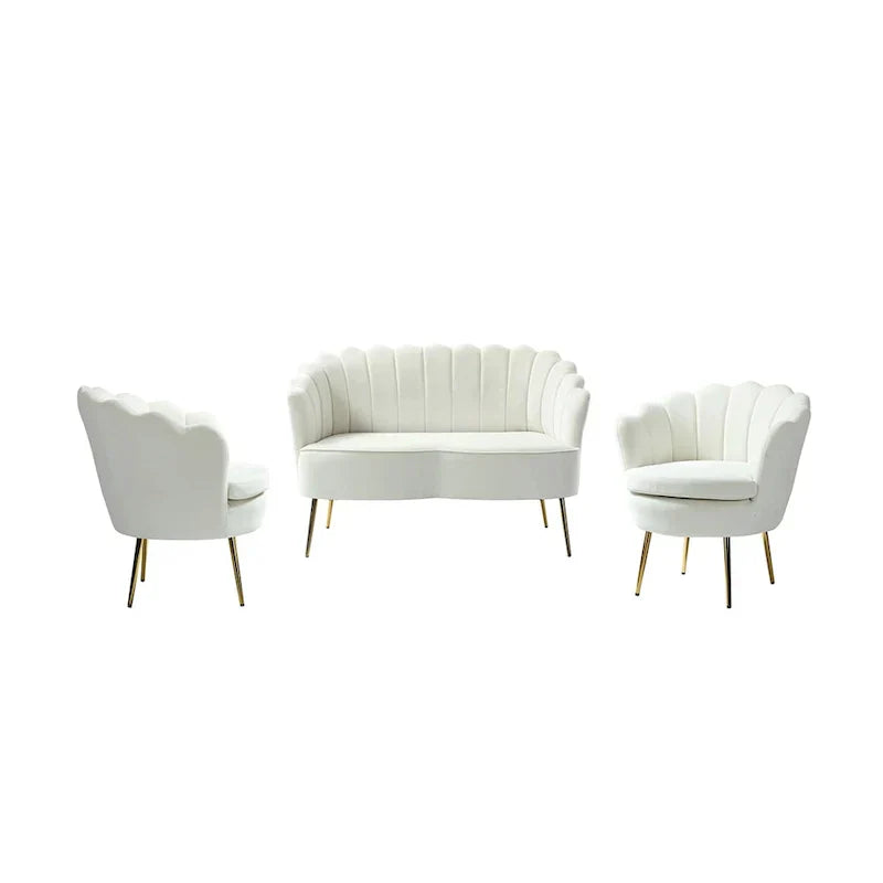 Ensemble de salon Xabier 52 in. 3 pièces de HULALA HOME