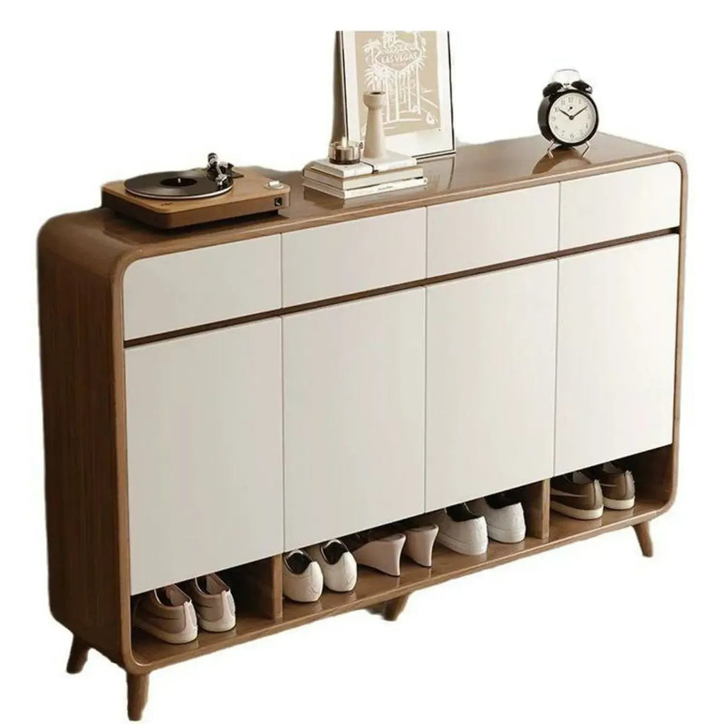 Meuble à chaussures moyen en bois moderne pour entrée