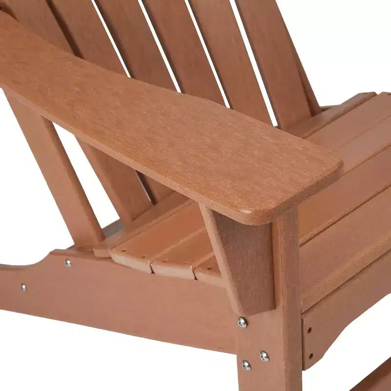 Set di 4 sedie Adirondack in resina plastica - EDYO LIVING