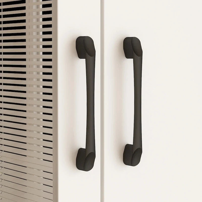 Kleiderschrank mit Spiegel und verstellbarem Kleiderstangenbereich, platzsparend