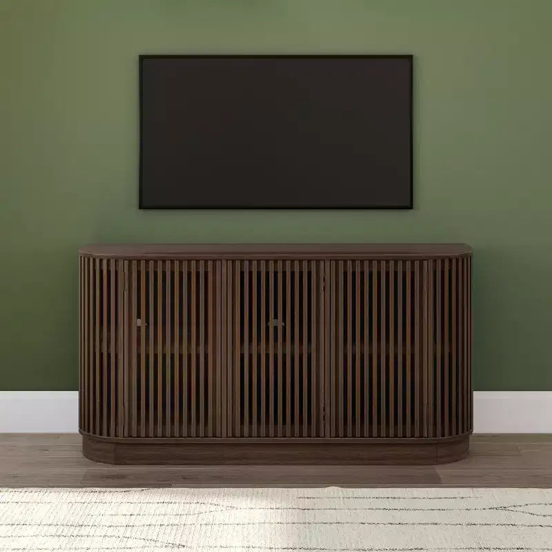 Plank+Beam Contour dressoir van massief hout met 3 deuren, tv-meubel van 59 voor de woonkamer