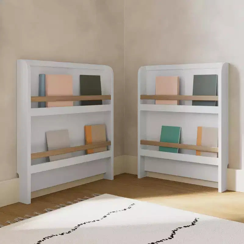 4-in-1-Umbaubett mit Schublade und abnehmbaren Bücherregalen, verstellbarer Lattenrost