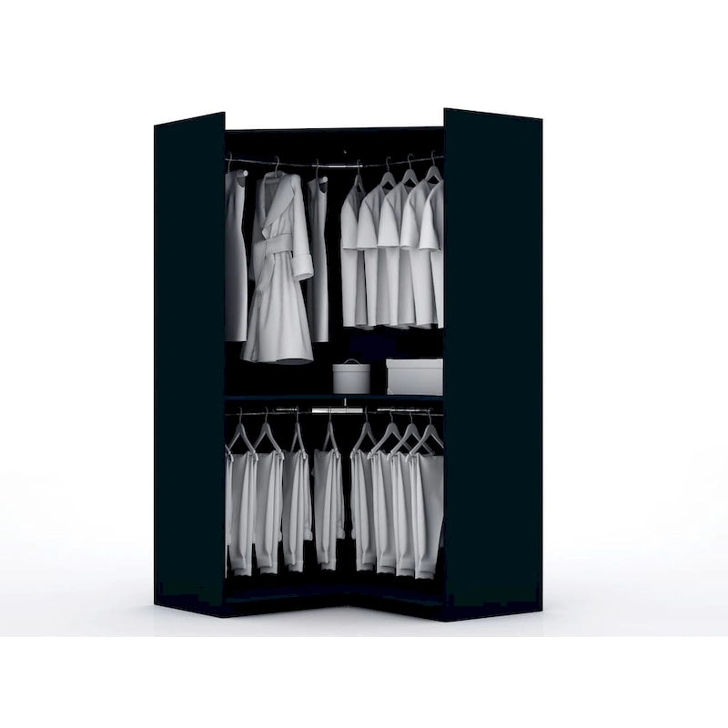 Mulberry 2.0 halfopen, moderne hoekkastset met 3 delen en 4 laden, set van 3