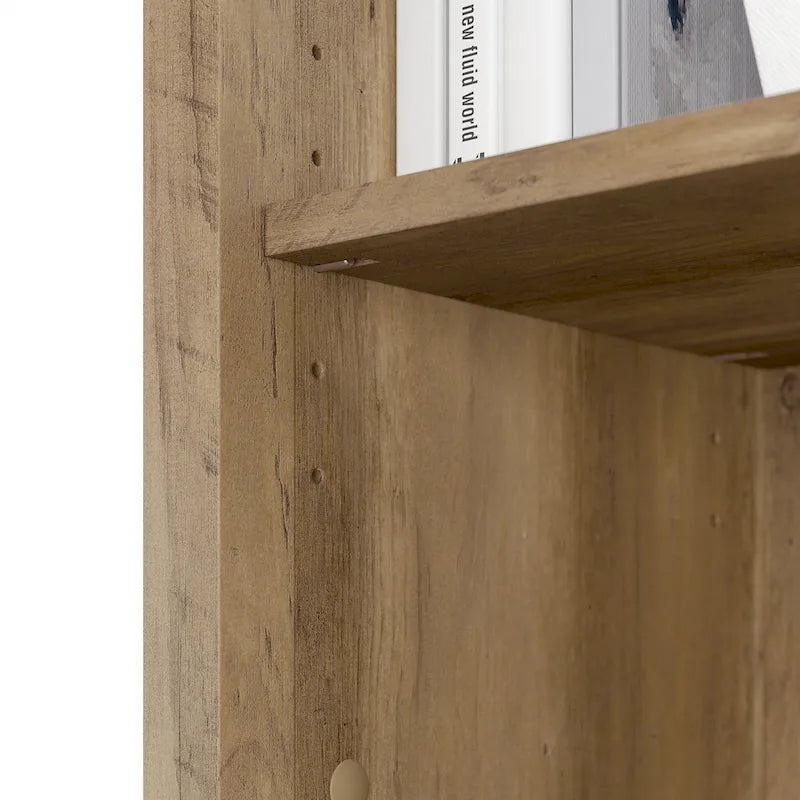 Hoge Salinas-boekenkast met 5 planken (set van 2) van Bush Furniture