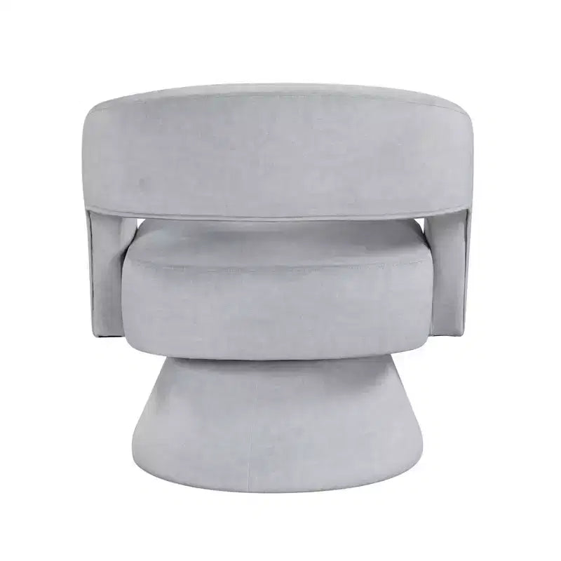 GDFStudio Hudson moderne luxe draaifauteuil met fluwelen bekleding