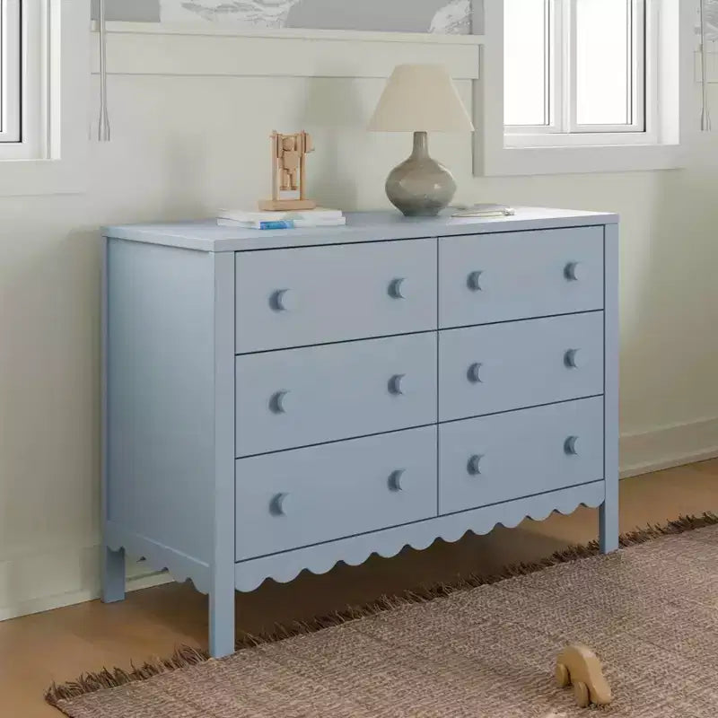 Kommode mit Muschelform und 6 Schubladen