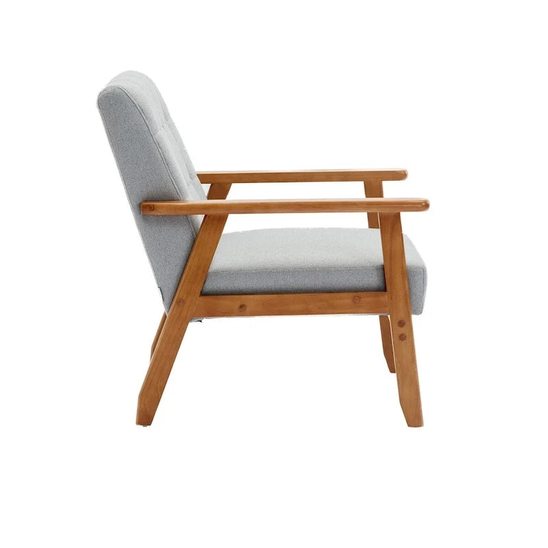 Set van 2 accentstoelen met bijzettafel, fauteuils voor woonkamer, slaapkamer of kantoor - 30.71H*25.39W *27.95D