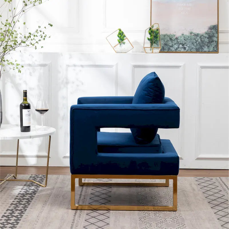 Fauteuil d’appoint contemporain rembourré Lenola de Roundhill Furniture