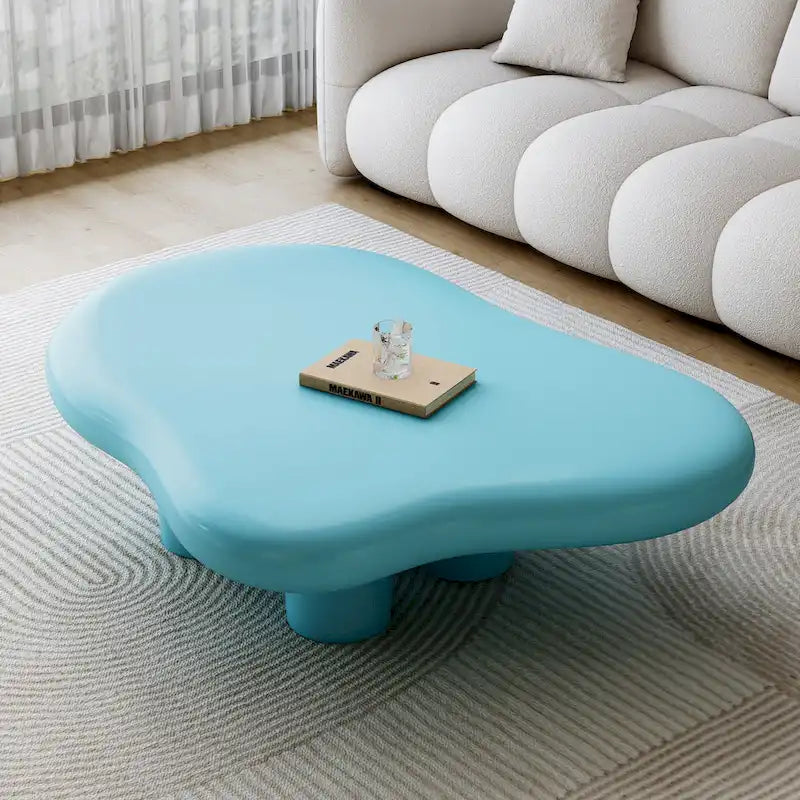48.5 moderner Couchtisch in Wolkenform mit 4 Beinen