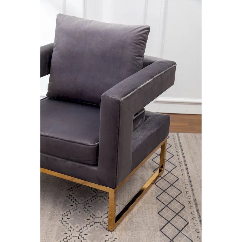 Fauteuil d’appoint contemporain rembourré Lenola de Roundhill Furniture