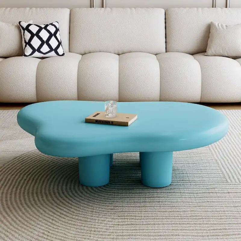 48.5 moderner Couchtisch in Wolkenform mit 4 Beinen