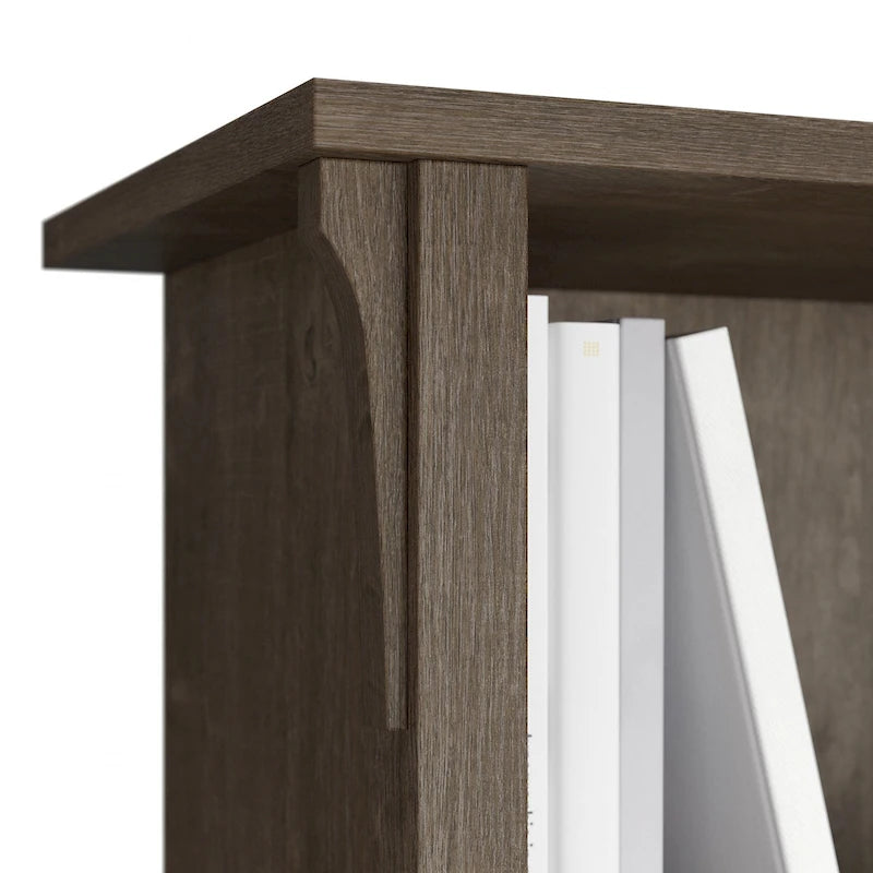 Hoge Salinas-boekenkast met 5 planken (set van 2) van Bush Furniture