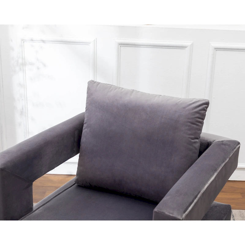 Fauteuil d’appoint contemporain rembourré Lenola de Roundhill Furniture