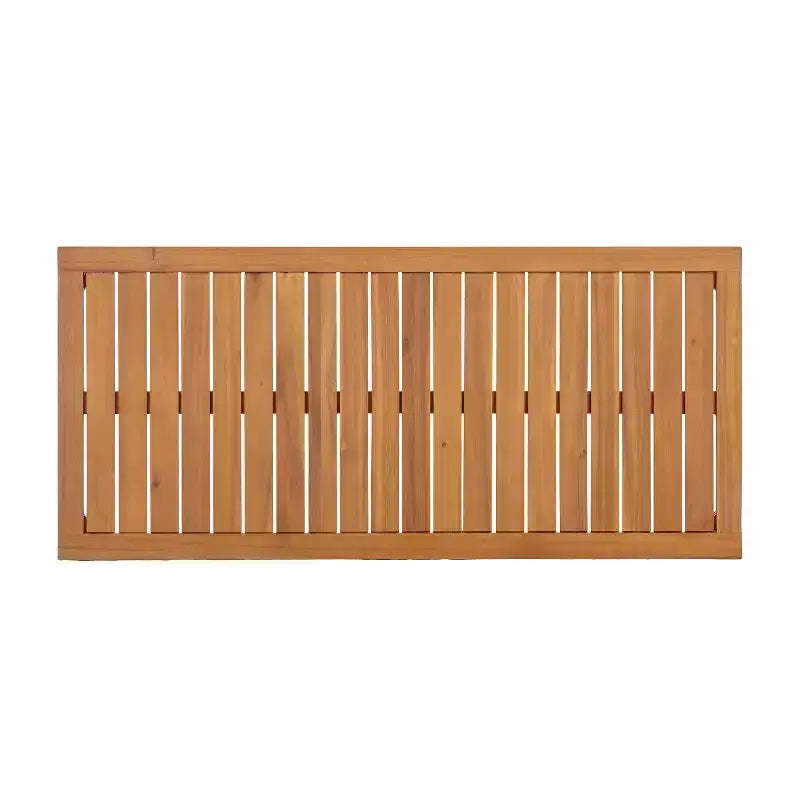 Ensemble de salon de jardin 4/5 pièces en bois d’acacia ModernLuxe, salon d’extérieur avec table basse pour porche/jardin/balcon