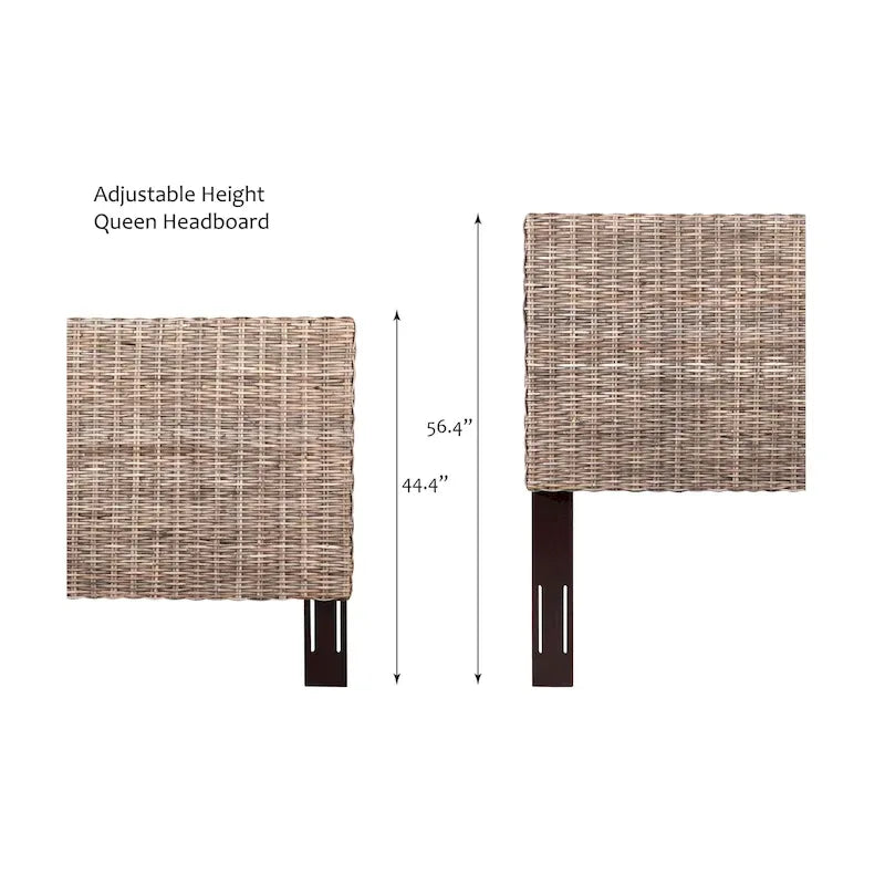 Verstellbares Kopfteil aus Rattan im Archdale-Stil