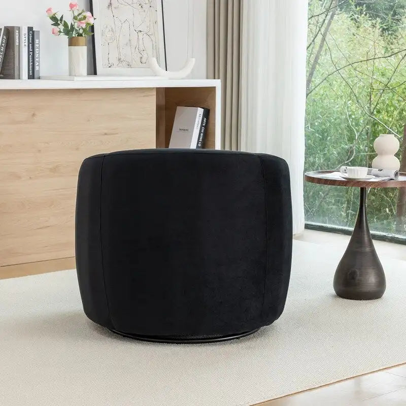 Moderne draaibare fauteuil met kuipvormige zitting