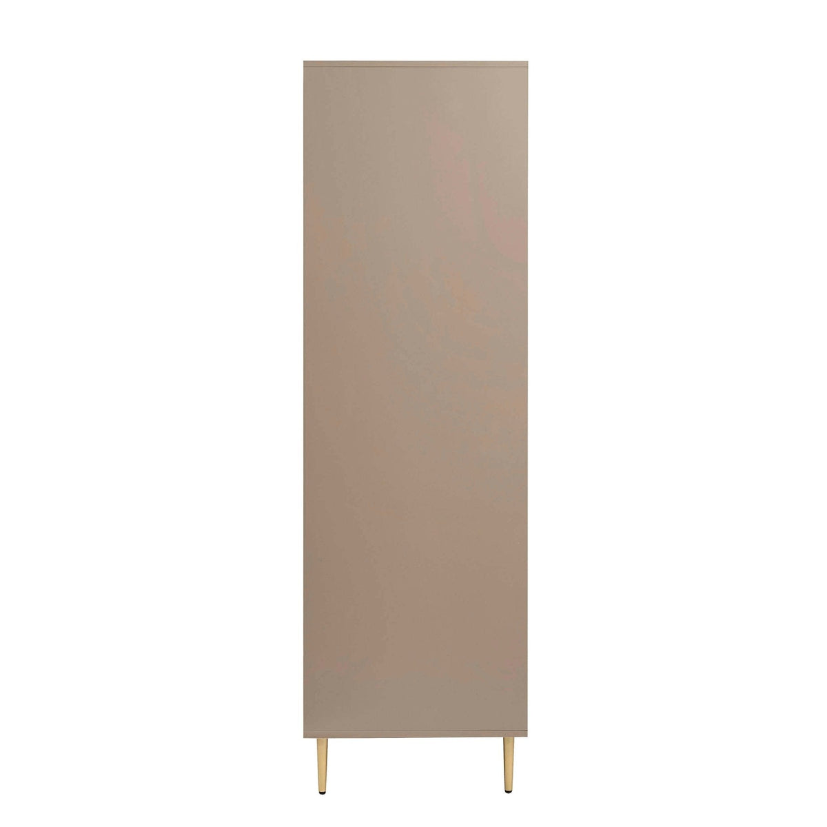 Armoire à 3 portes avec tiroirs - Taupe