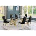 Ensembles de salle à manger avec grande table en verre de Best Quality Furniture
