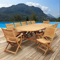 Amazonia Teak Sessa ausziehbare 13-teilige Garten-Essgruppe - 13-teilig