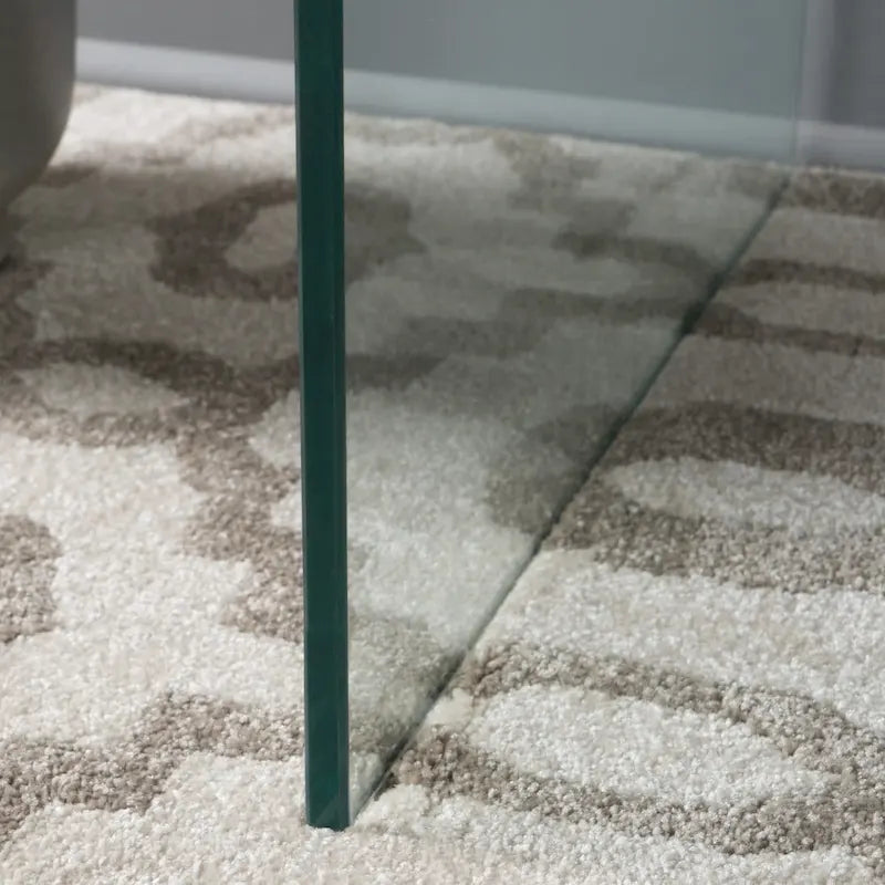 Schreibtisch mit Platte aus gehärtetem Glas Ramona von Christopher Knight Home