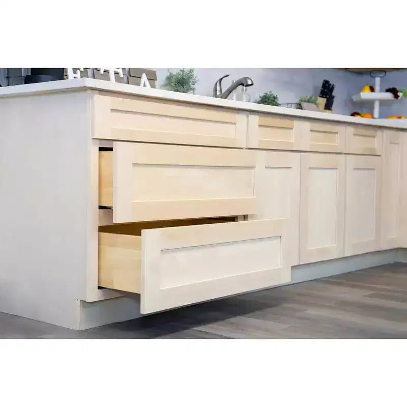 Meuble bas de cuisine CASAINC de 12 po W x 34.5 po H x 24 po P avec 1 tiroir à fermeture amortie, cadre en contreplaqué, façade à recouvrement intégral