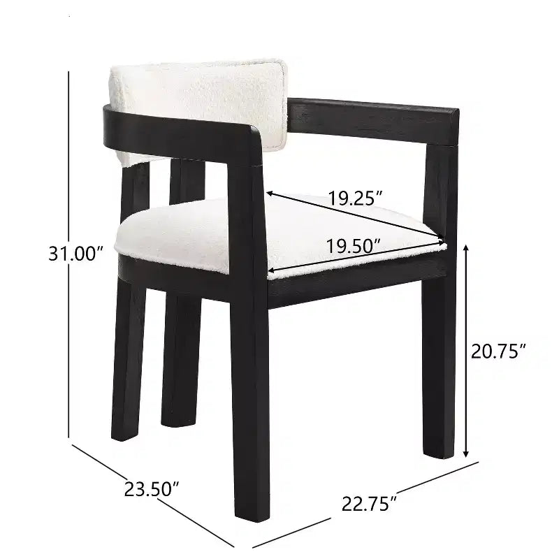Ensemble de salle à manger moderne rond Christopher Knight Home Shankar de 5 pièces avec chaises rembourrées en bois d’hévéa