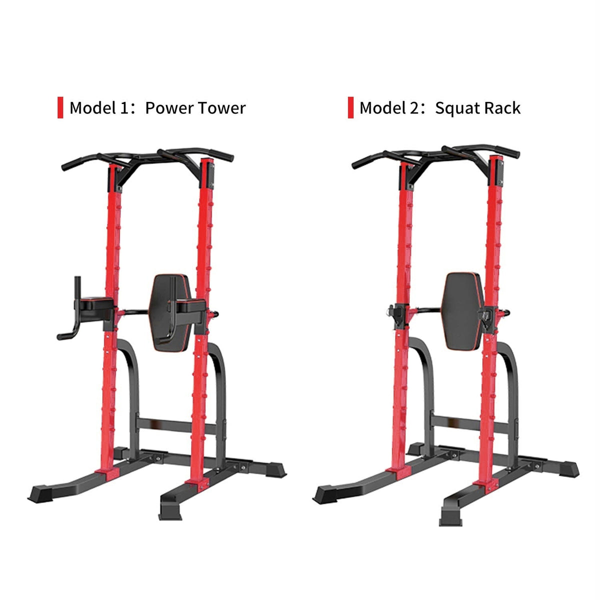Ainfox Power Tower, multifunktionaler Krafttrainings-Turm für zu Hause