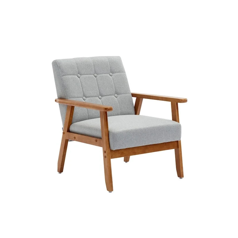 Set van 2 accentstoelen met bijzettafel, fauteuils voor woonkamer, slaapkamer of kantoor - 30.71H*25.39W *27.95D