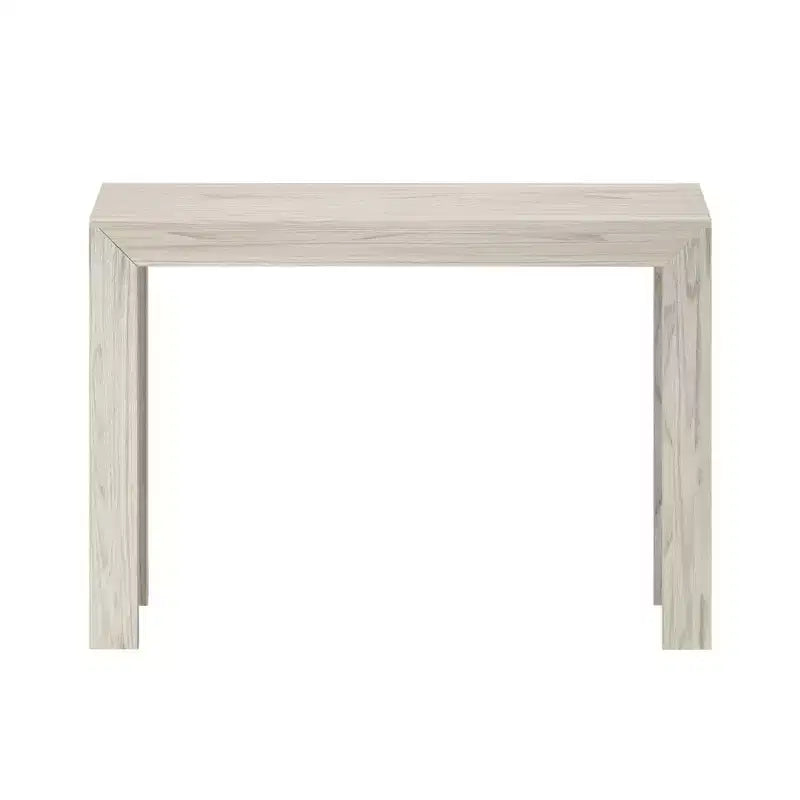 Plank+Beam 46 moderne console tafel van massief hout, smalle haltafel, voor achter de bank