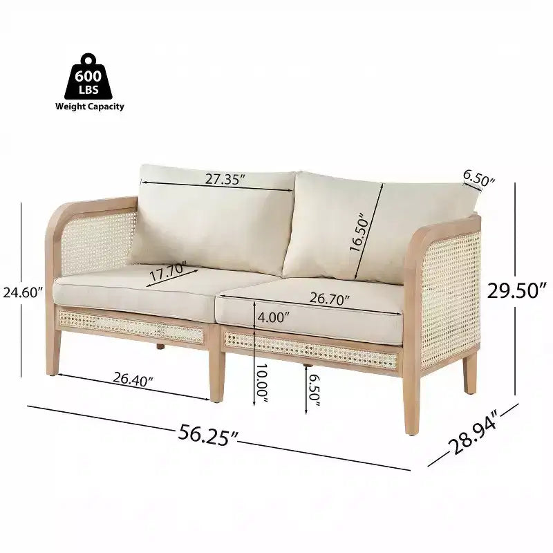 Christopher Knight Home Maciej 3-teiliges rustikales Outdoor-Sitzset aus Akazienholz und Rattan