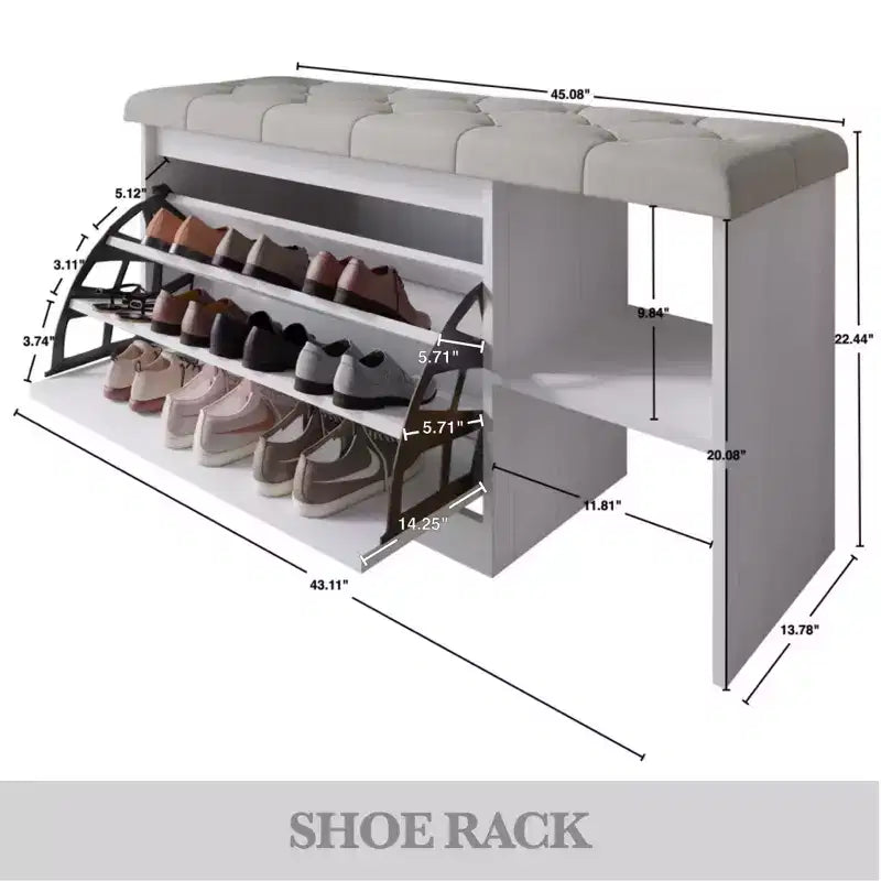 ChaletPosh Schuhbank mit Stauraum
