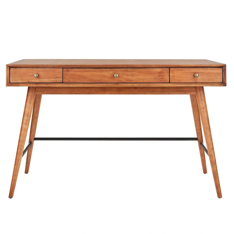 Bureau d’écriture en bois Aksel à 3 tiroirs, par iNSPIRE Q Modern