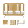 Lettino trasformabile Babyletto Palma 8-in-1 per tutte le fasi, con kit per culla e letto per bambini