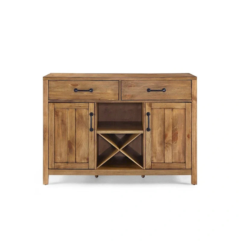 Credenza Crosley Roots con finitura naturale - 52  W x 18  P x 36  A