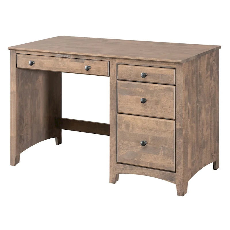 Arch+Haven bureau van massief hout met 4 laden