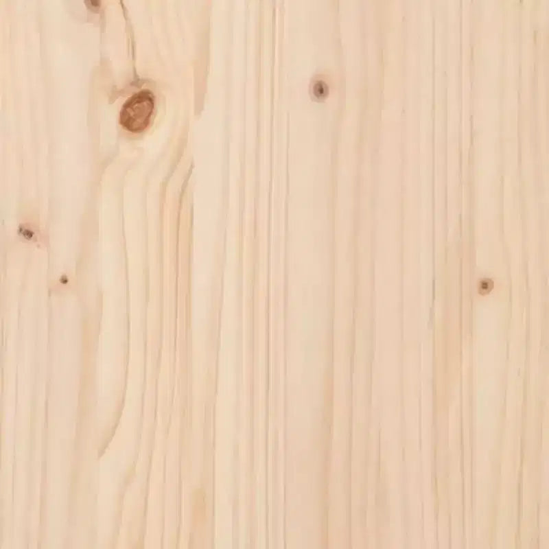Tuinbank met schanskorfmand, naturel hout en zilver