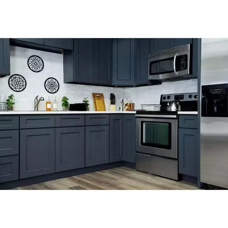 Meuble bas de cuisine CASAINC de 12 po W x 34.5 po H x 24 po P avec 1 tiroir à fermeture amortie, cadre en contreplaqué, façade à recouvrement intégral