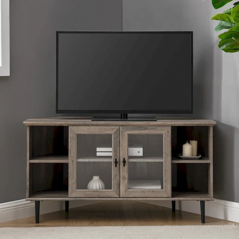 Middlebrook Eck-TV-Ständer mit Glastür, 48 Zoll