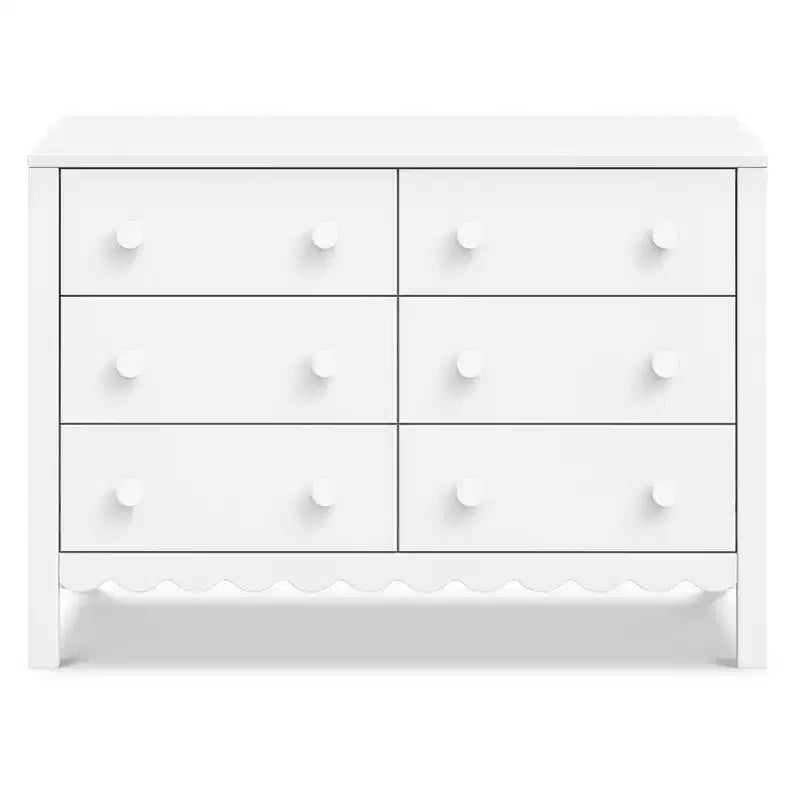 Kommode mit Muschelform und 6 Schubladen
