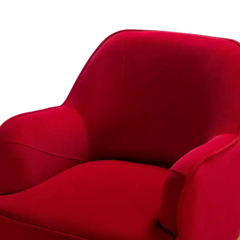 Odo comfortabele accentfauteuil van fluweel voor de woonkamer, met gestoffeerde, gevoerde zitting, set van 2 | Karat Home