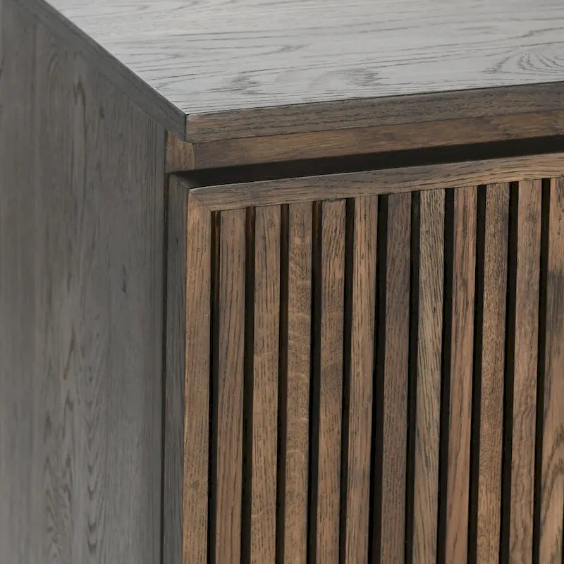 Credenza buffet Classic Home Roya con impiallacciatura in rovere
