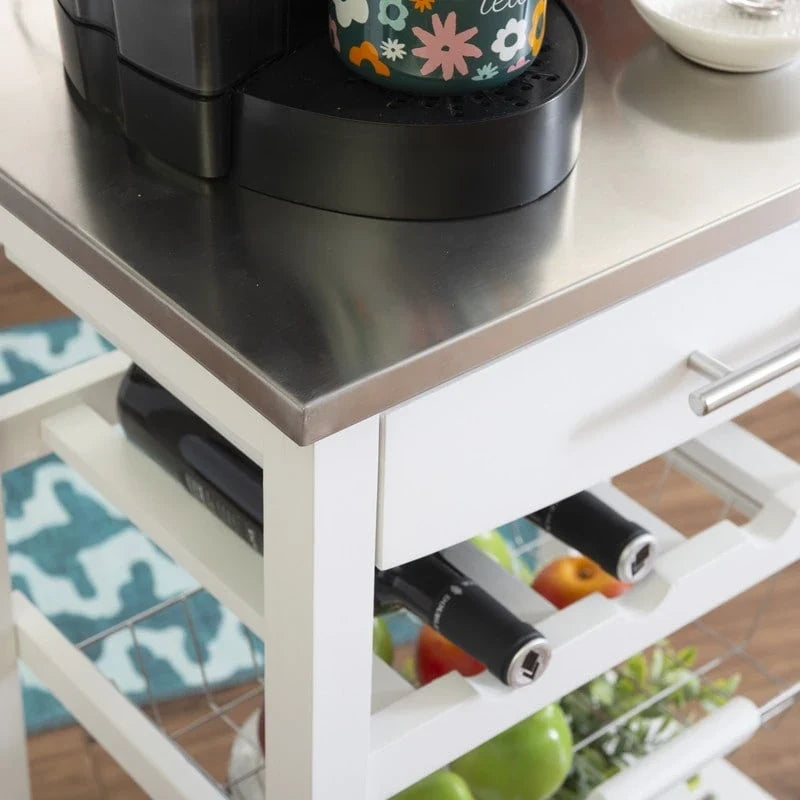 Desserte de cuisine compacte mobile Jake