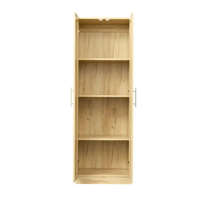 Hoher Kleiderschrank mit 3 Einlegeböden