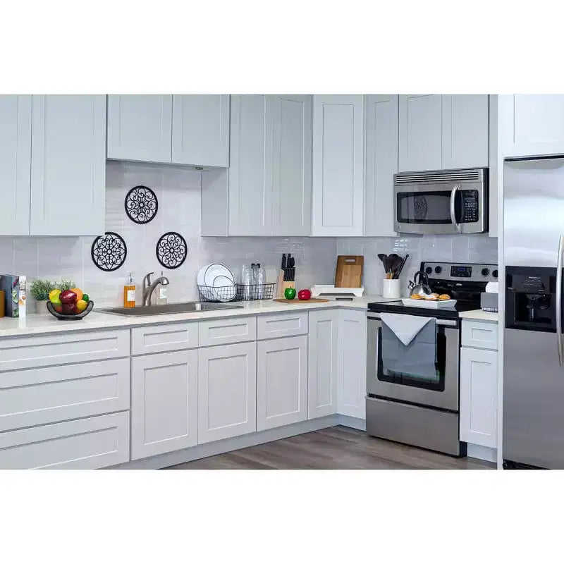 Meuble bas de cuisine CASAINC de 12 po W x 34.5 po H x 24 po P avec 1 tiroir à fermeture amortie, cadre en contreplaqué, façade à recouvrement intégral
