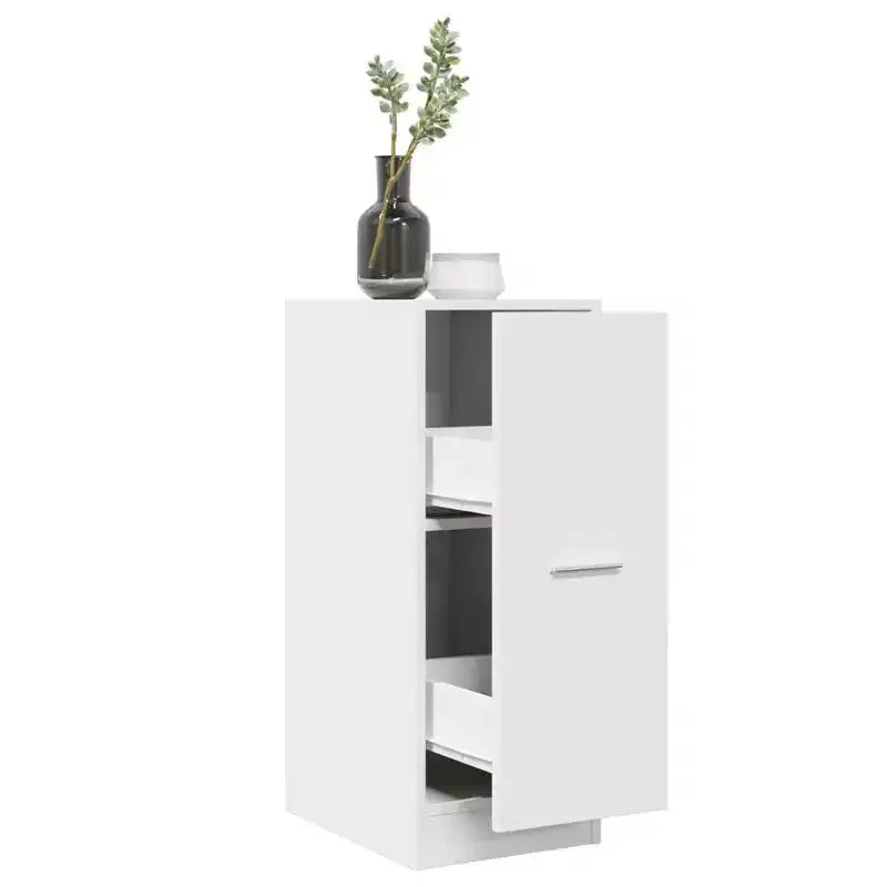 XL Apothekerschrank, Weiß, Holzwerkstoff, 11.8 x 16.1 x 30.5 in